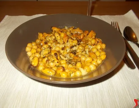 Le cozze con i ceci