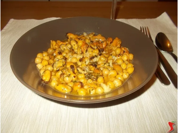 Le cozze con i ceci