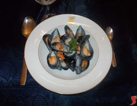 Cozze in bianco