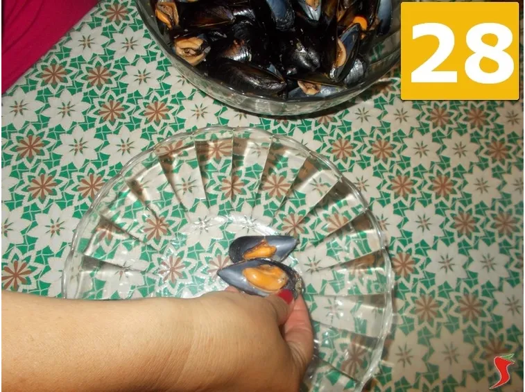 Cozze in bianco