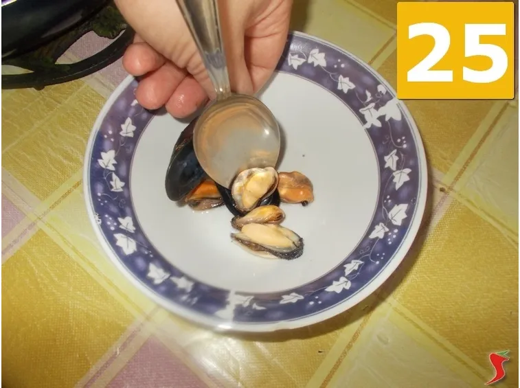 Sgusciate le cozze