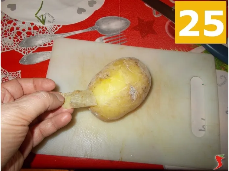 Affettate le patate
