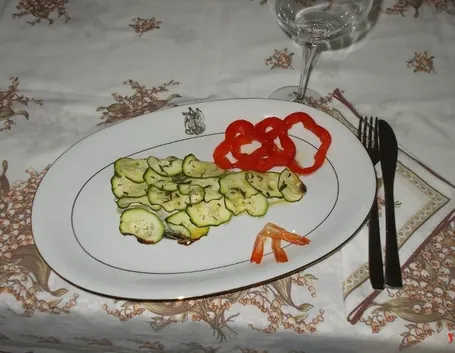 Il branzino alle zucchine
