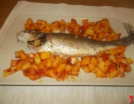 Branzino con patate