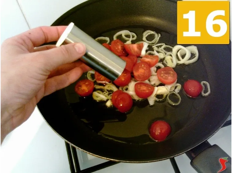 Proseguite con gli ingredienti