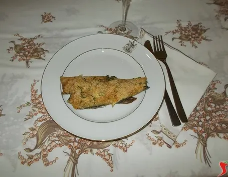 Il branzino gratinato