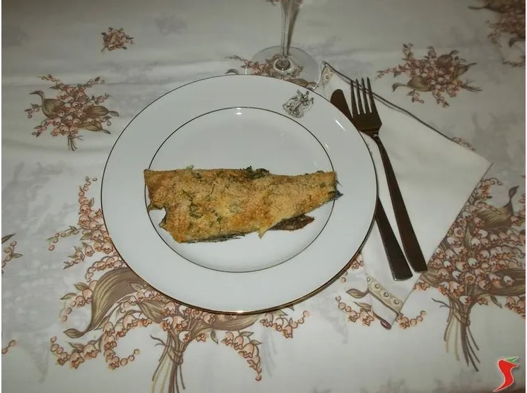 Il branzino gratinato