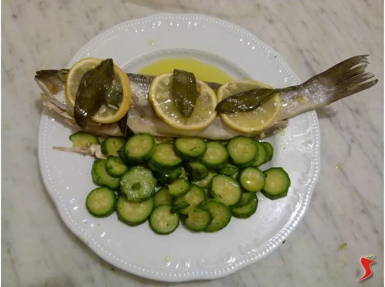 spigola al forno