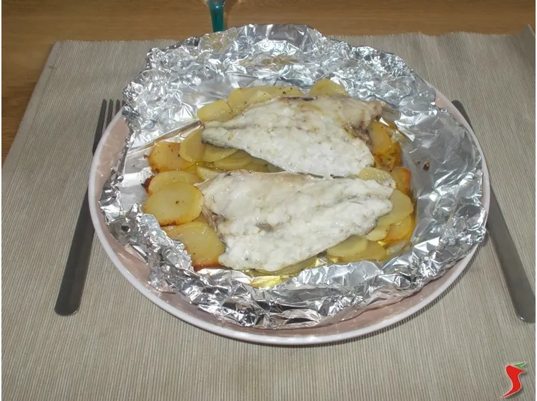 Orata al forno con le patate