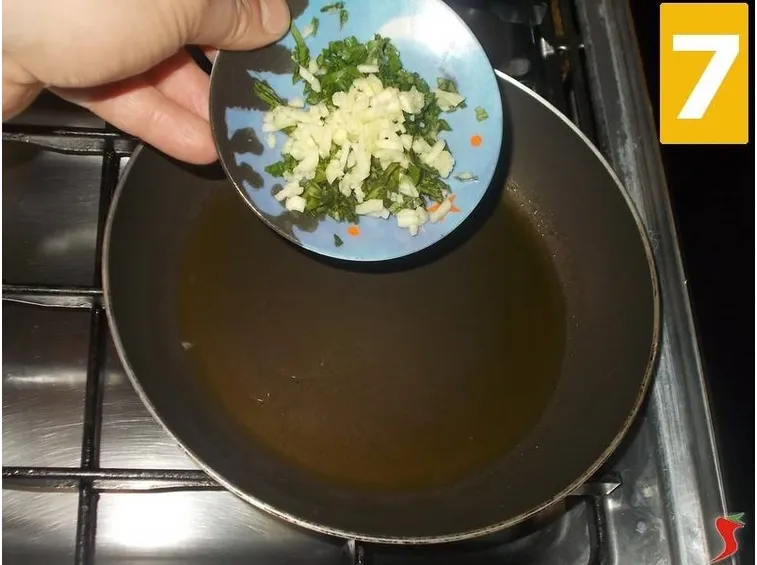 La cottura delle zucchine