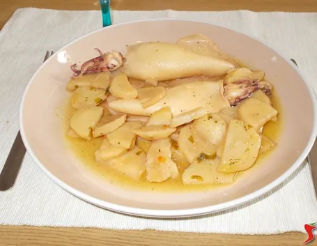 Seppia e patate