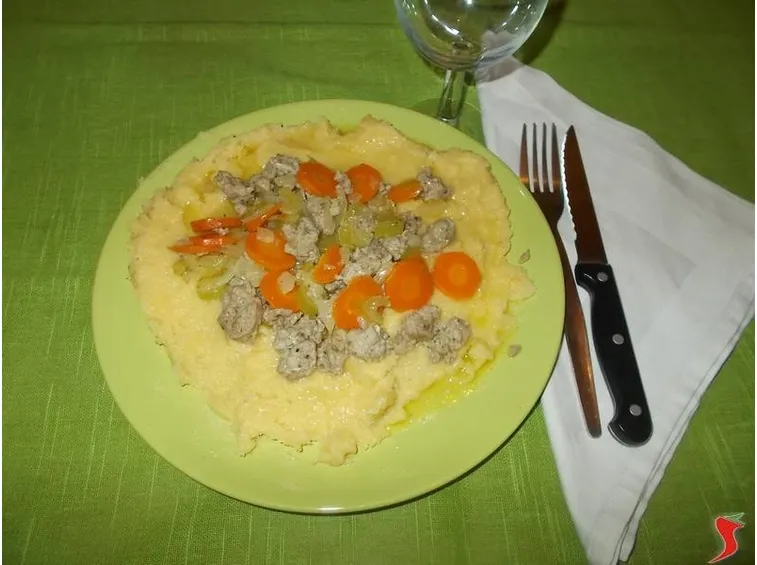 La polenta in bianco