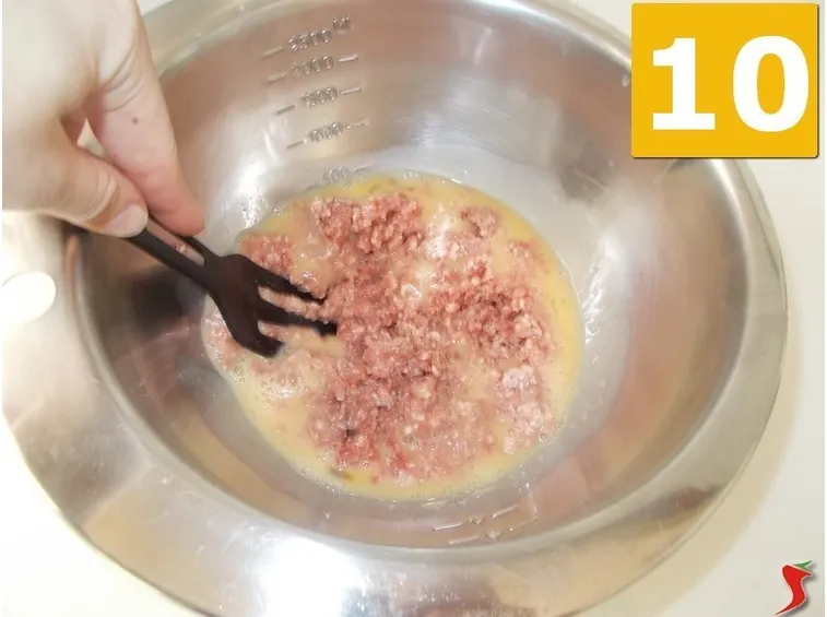 L'impasto delle polpette
