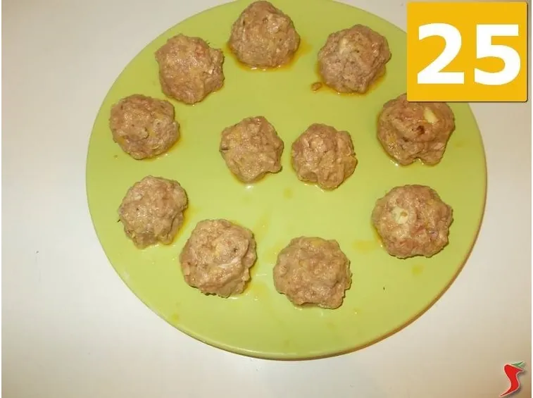 La cottura delle polpette
