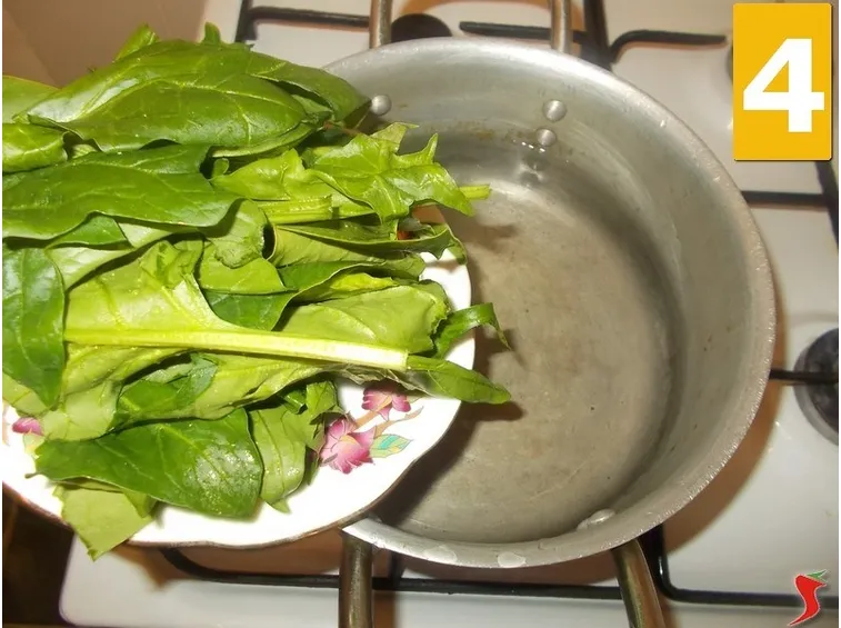 Lessare gli spinaci