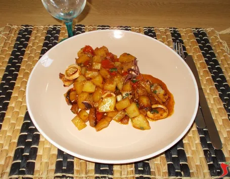 Calamari e patate