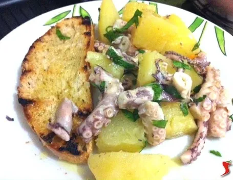 insalata di polpo e patate