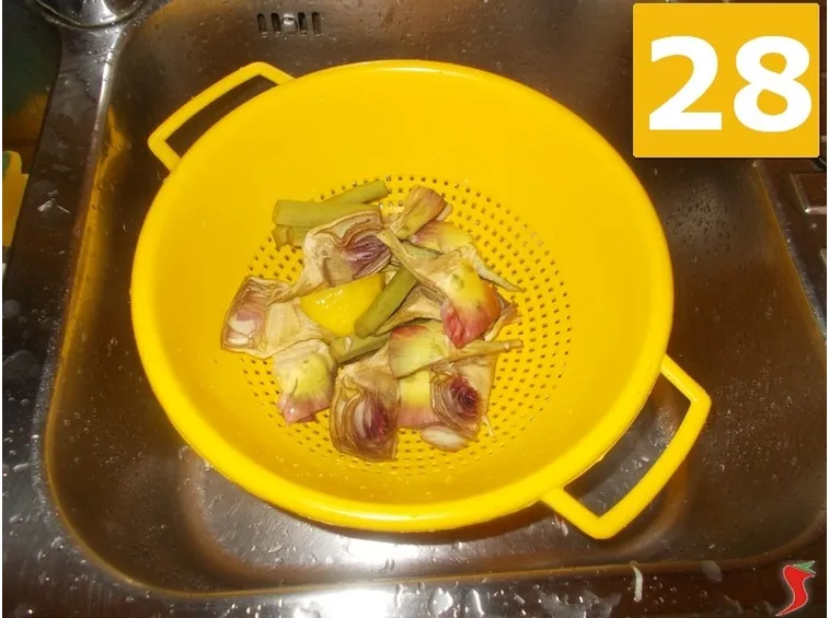 Scolate i carciofi