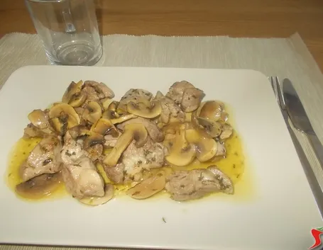 Agnello coi funghi