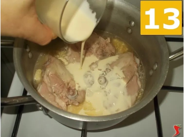 Terminare la cottura del pollo