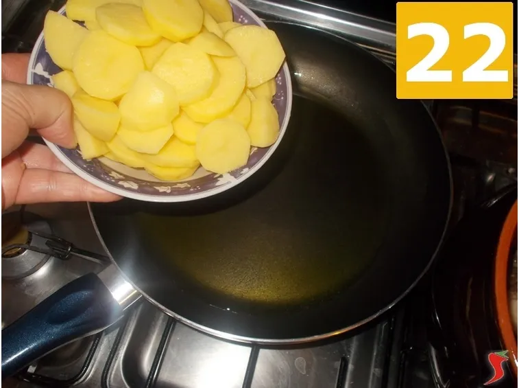 Friggere le patate
