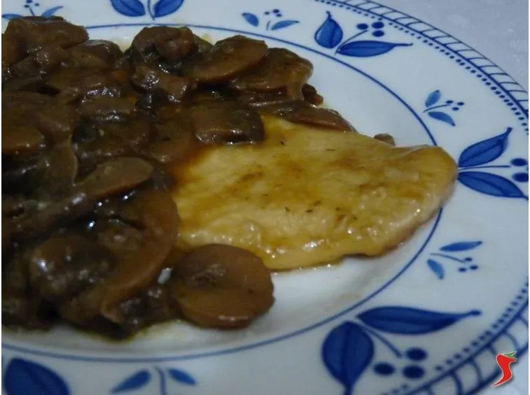 scaloppina di pollo ai funghi