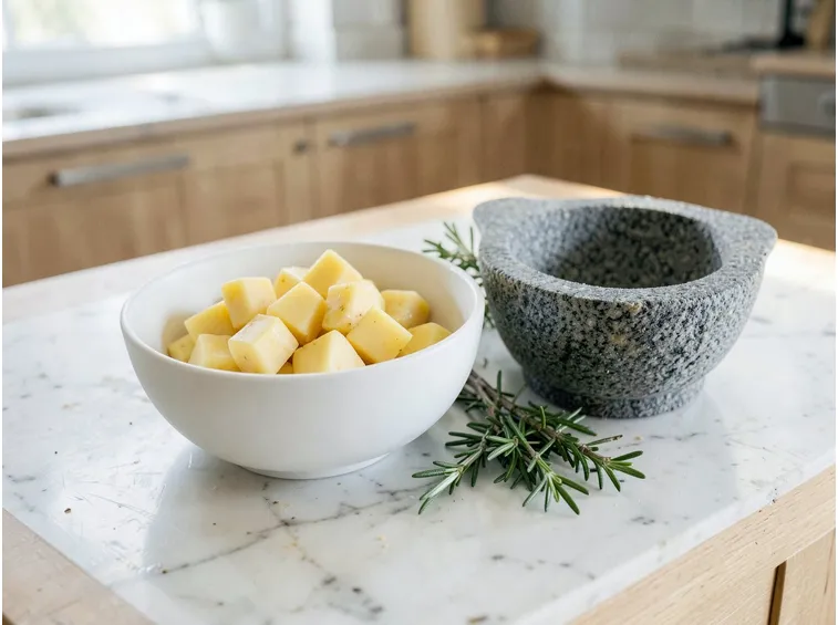 Patate e condimento: il taglio giusto e gli aromi