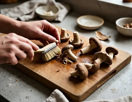 Come pulire e tagliare i porcini freschi