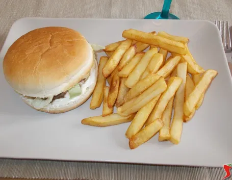 Hamburger e patatine