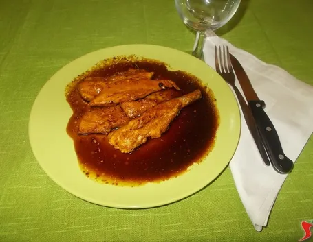 Il petto di pollo piccante