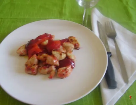 pollo alle prugne