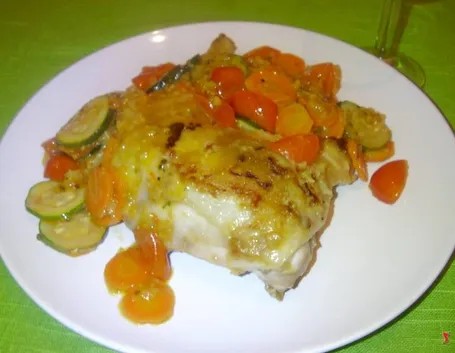 POLLO con verdure
