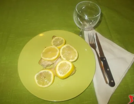 Il pollo farina e limone