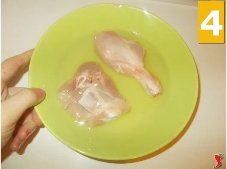 La marinatura del pollo