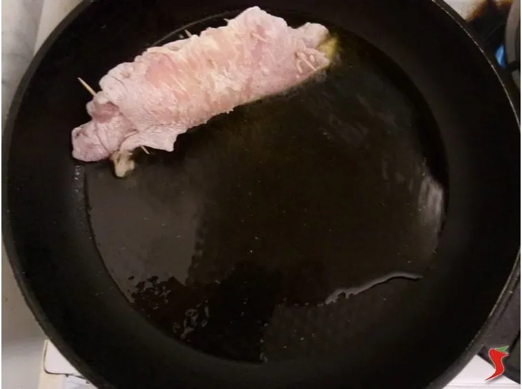 riporre involtini nella pentola