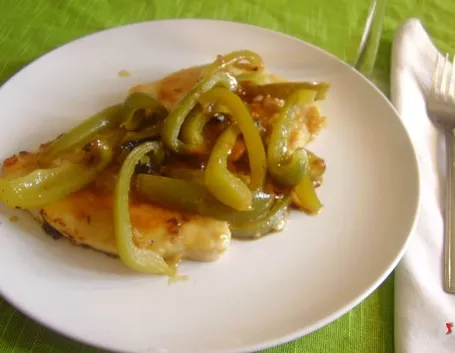 tacchino con peperoni