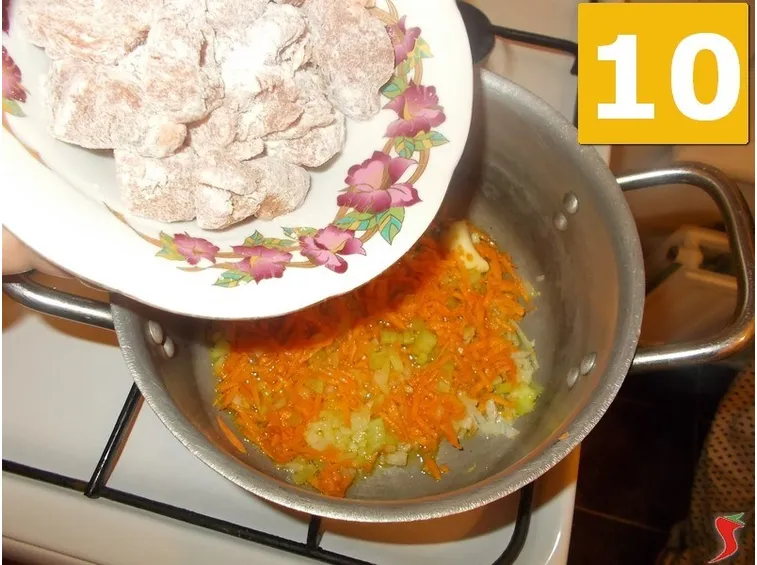 La cottura della carne