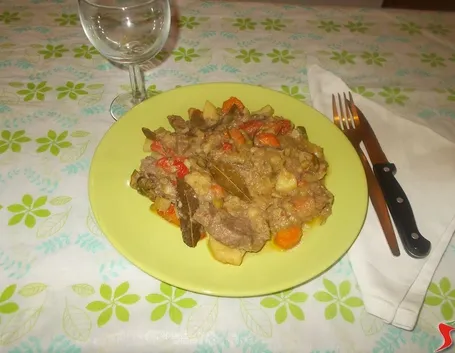 Lo spezzatino alle verdure