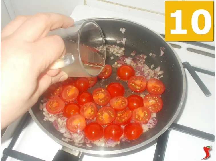 Continuate la ricetta