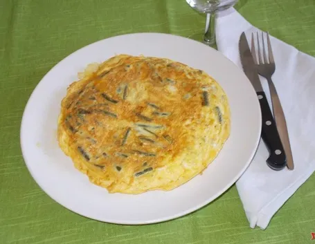 La frittata di fagiolini