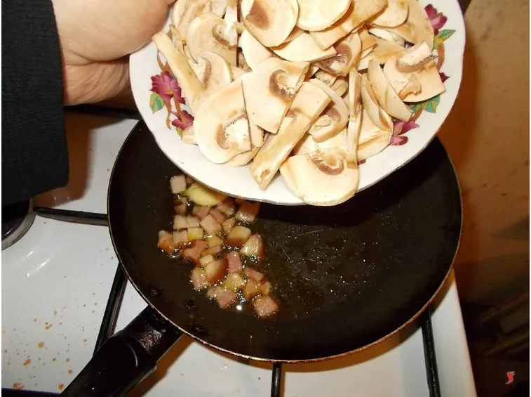 La cottura dei funghi