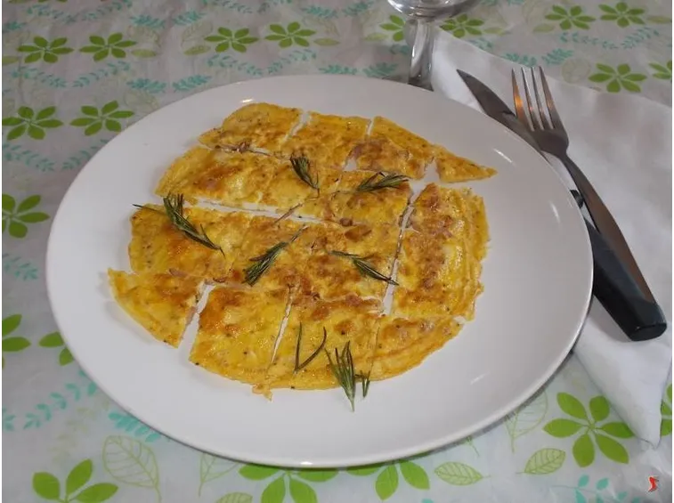 La frittata di pancetta
