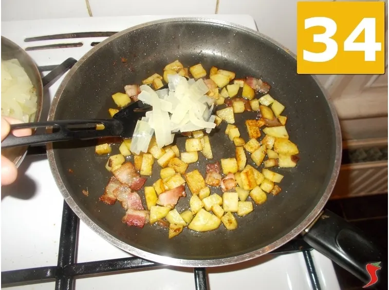 frittata patate e cipolle