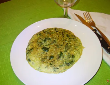La frittata di spinaci
