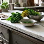 Scegliere e pulire le cime di rapa: lo scarto è alto, calcolate bene le dosi