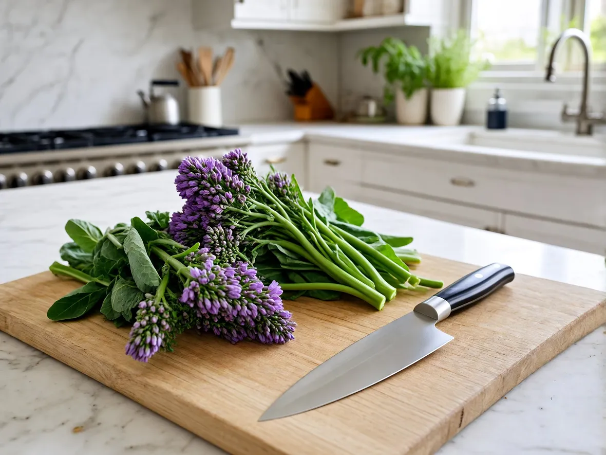 Scegliere e pulire le cime di rapa: lo scarto è alto, calcolate bene le dosi