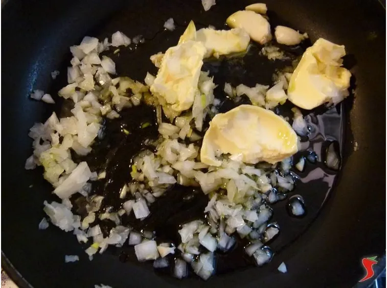 padella sul fornello