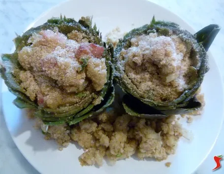 I carciofi ripieni