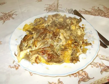 La frittata con i carciofi
