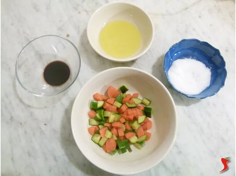 condire carote e zucchine